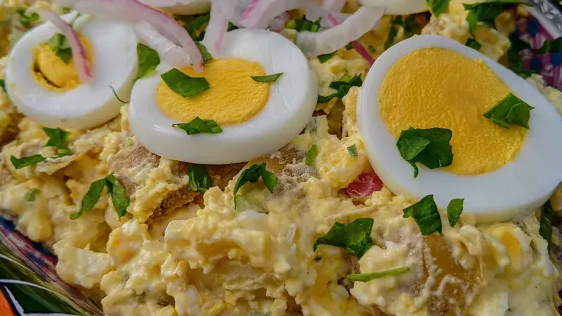 bramborový salát s majonézou