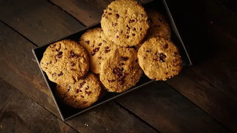 Cookies s vanilkou a vlašskými ořechy