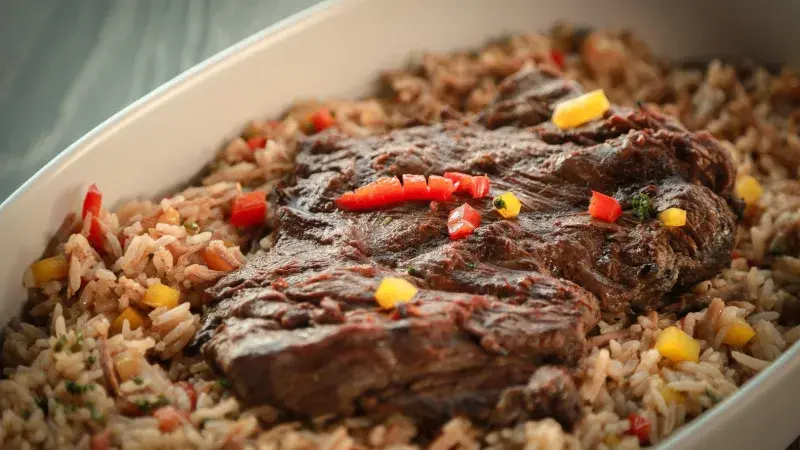 Turecký jehněčí pilaf