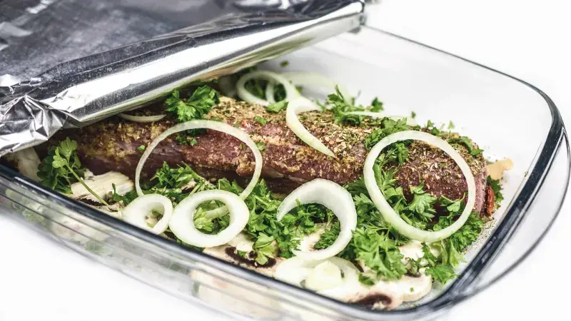 Dinner meat aluminium foil