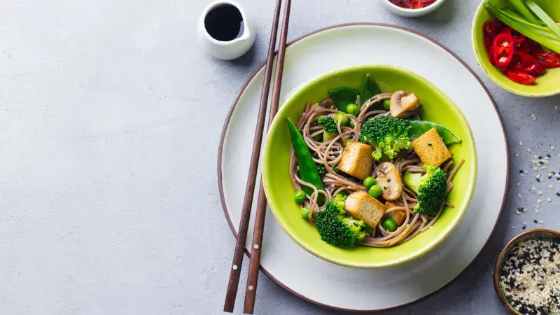 Veganské stir-fry s tofu