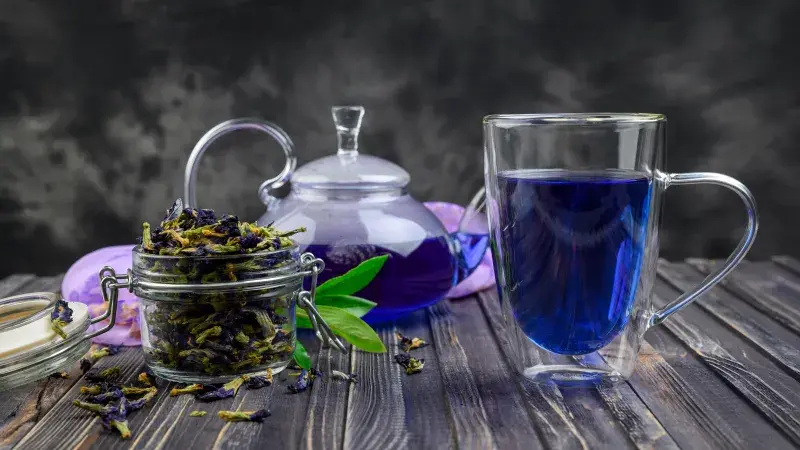 Modrý čaj