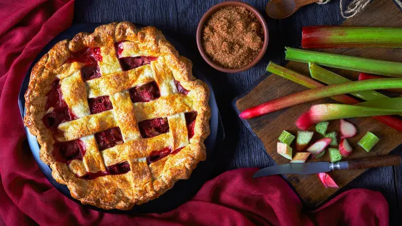 Rebarborový koláč