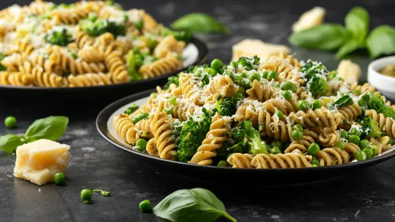 Těstoviny s hráškem