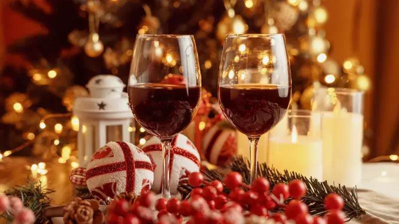 Víno na Vánoce