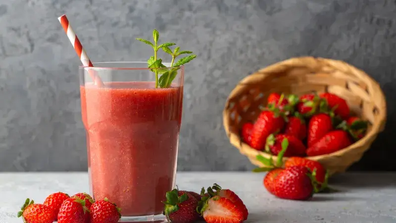 Jahodové smoothie