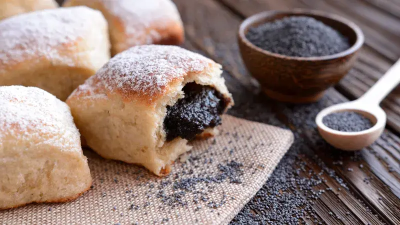 Kynuté makové buchty