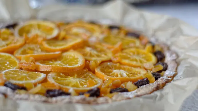 Kokosovo-pomerančový koláč