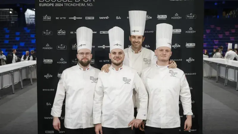 Český tým na evropském finále Bocuse d'Or