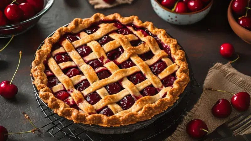 Třešňový koláč