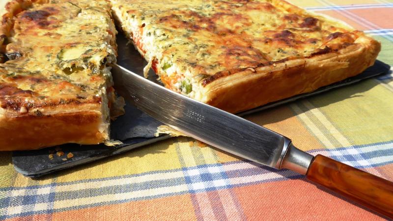 Quiche s lososem