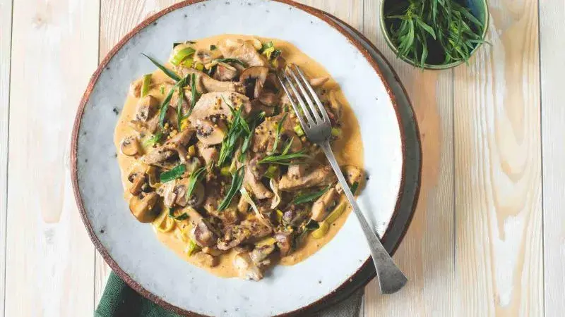 Vepřový Stroganoff