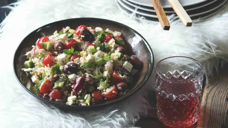 Řecký rýžový salát