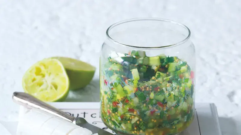 Relish z jarní cibulky