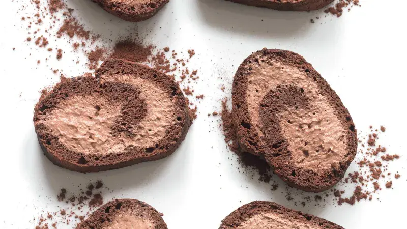 Roláda s moka krémem