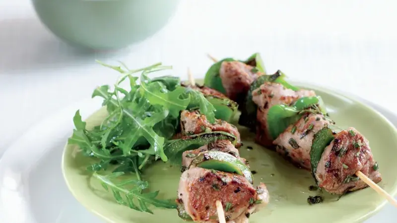 Rozmarýnové jehněčí špízy