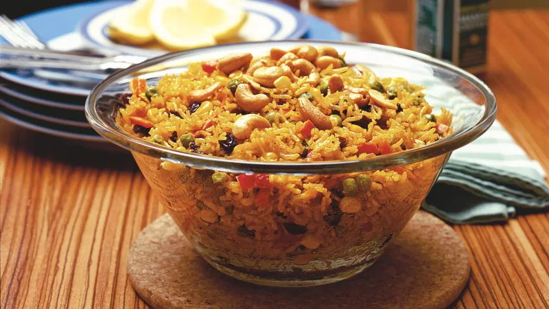 Vegetariánská rýže po indicku