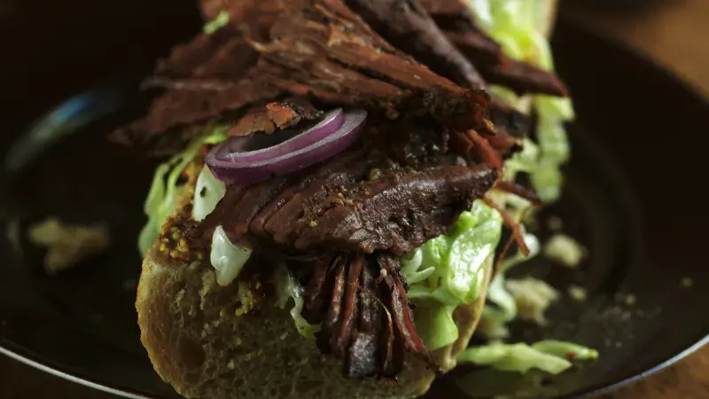 Sendvič s hovězím masem