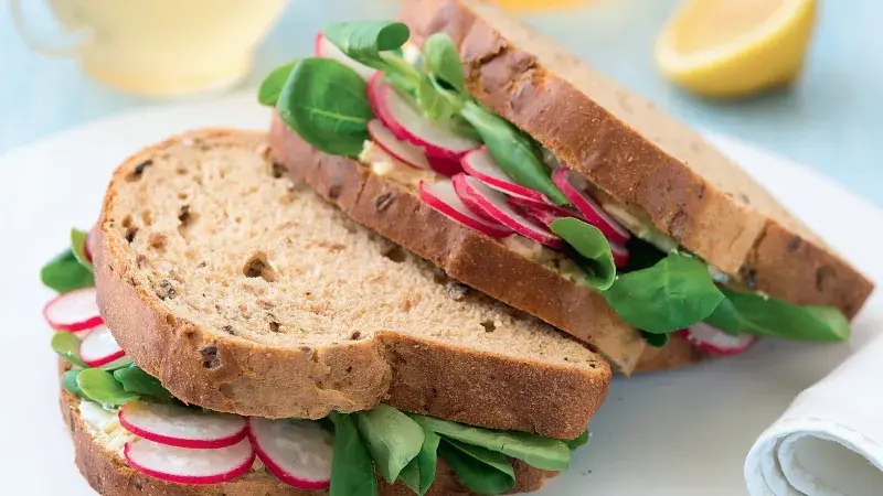 Sendvič s vajíčkovou pomazánkou