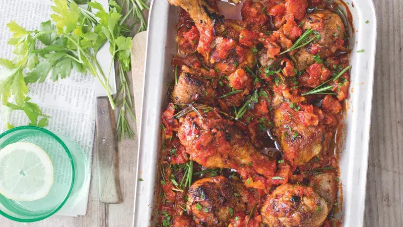 Kuře s fenyklem a pancettou