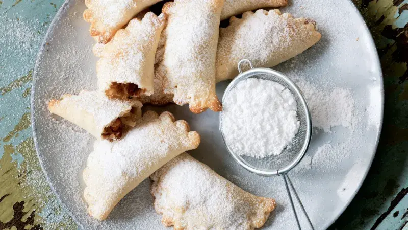 Sicilské sladké taštičky s cizrnou