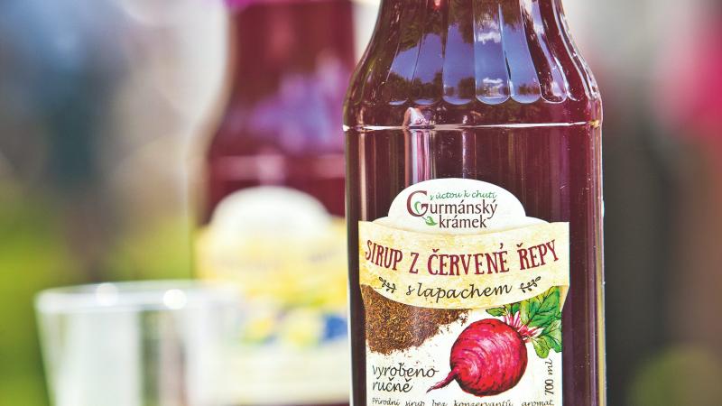 Sirup z červené řepy s lapachem