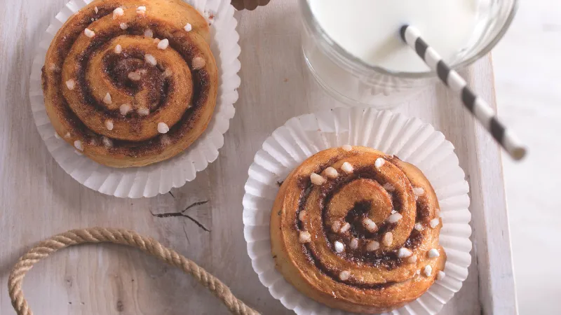 Skořicoví šneci kanelbullar