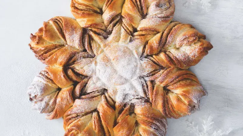 Sladká vánoční vločka