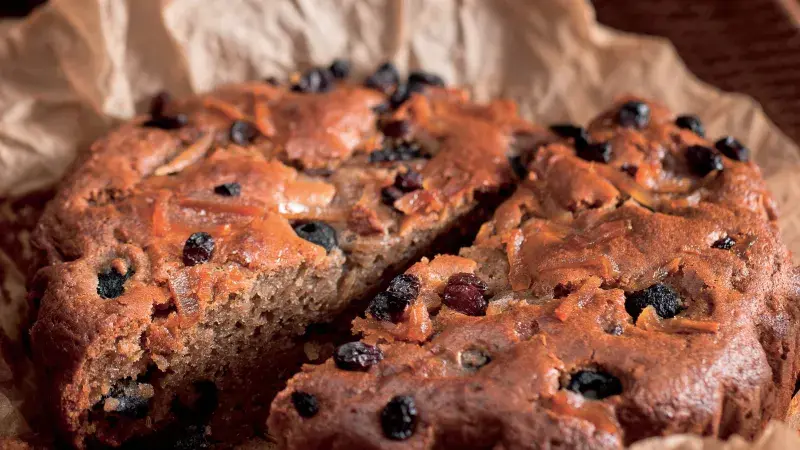 Sladký koláč s olivami