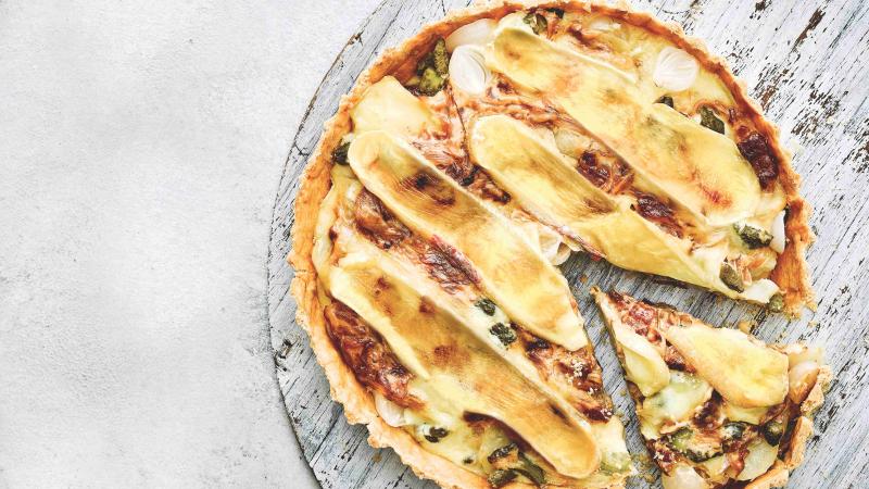 Slaný koláč tartiflette