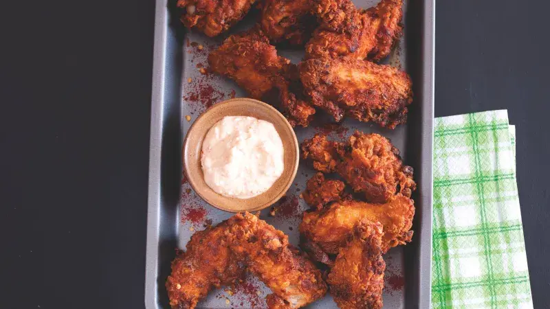 Smažená jižanská křídla