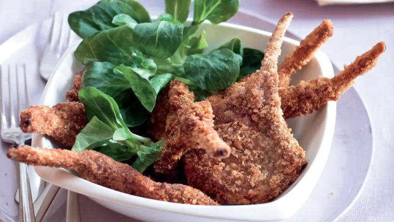 Smažené jehněčí kotlety