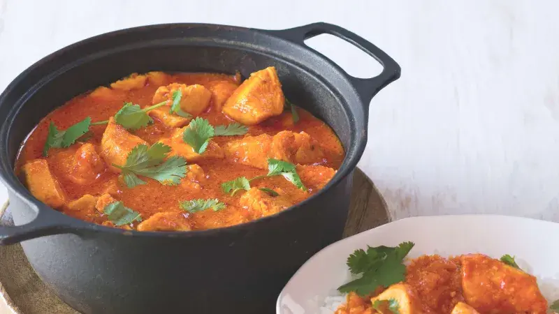 Snadné máslové kari kuře