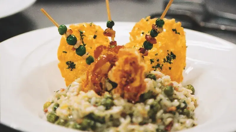 Italské rizoto s hráškem