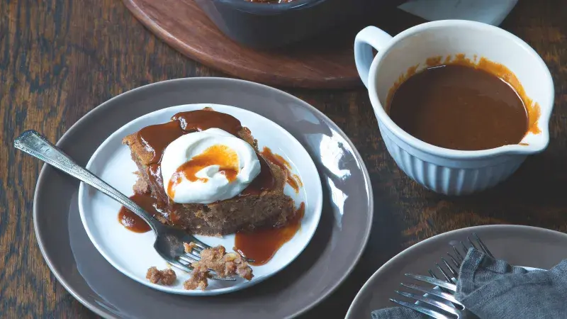 Sticky toffee pudding