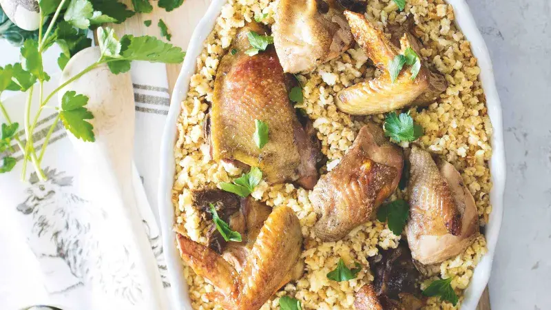 Kuře s nádivkou podle Sandtnerové