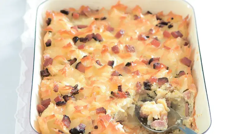 Šunkofleky se slaninou