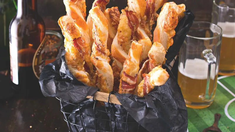 Sýrové tyčinky se slaninou