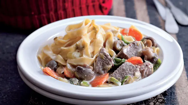 Telecí ragú s křenem