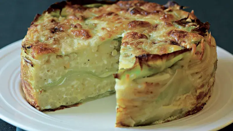 Těstoviny zapečené se zelím