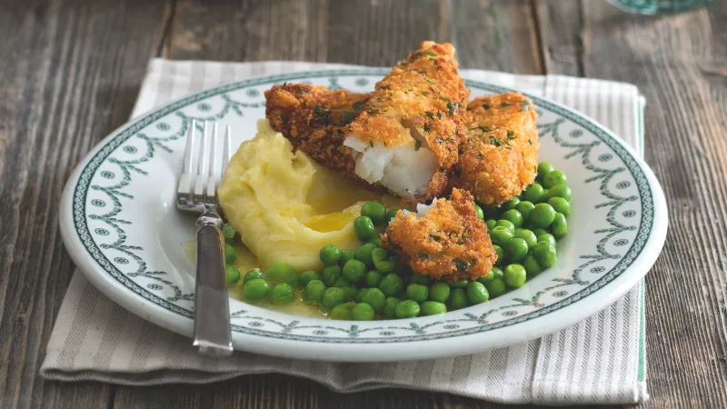 Smažená ryba v bylinkové krustě