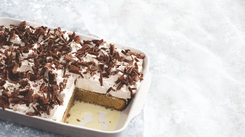 Kávový koláč tres leches