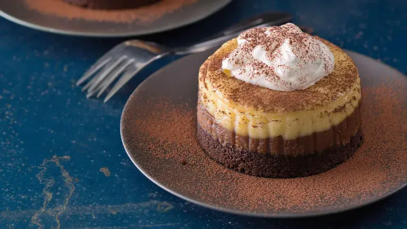 Tříčokoládový cheesecake