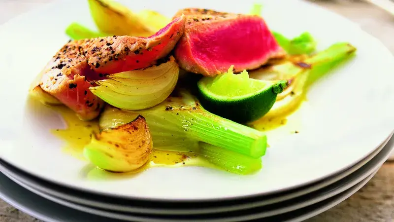 Pečená ryba na fenyklu