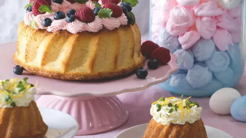 Tvarohové bábovky s krémem