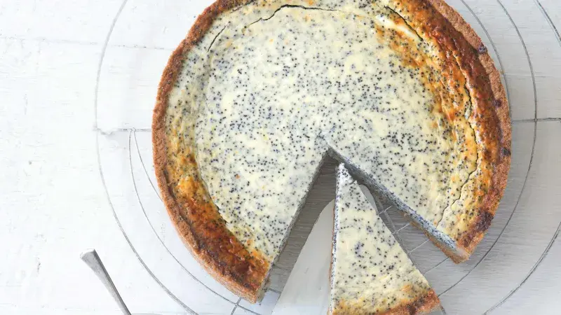 Tvarohový koláč s mákem