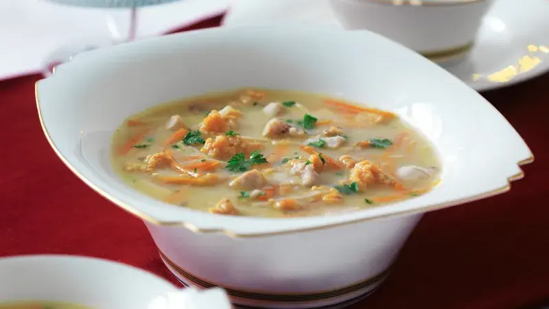 Vánoční rybí polévka z kapra