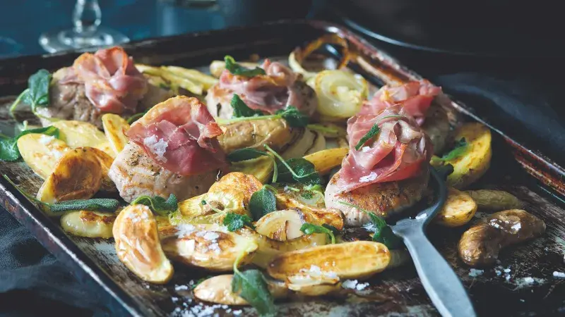 Vepřová saltimbocca