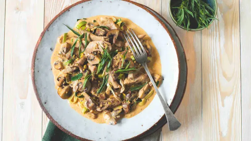 Vepřový stroganoff