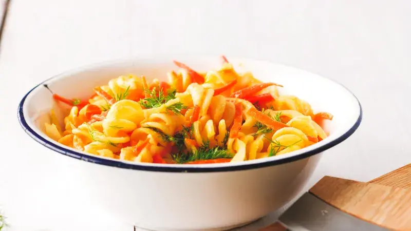 Barilla Fusilli s karotkovým krémem